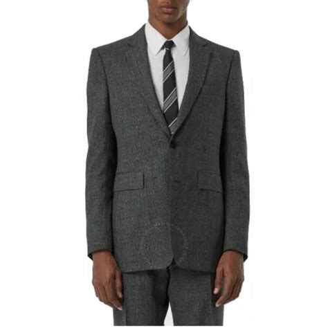 burberry charcoal melange suit